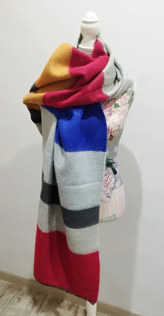 Bufanda Manta XXL Echarpe Pashmina Oversize Chal