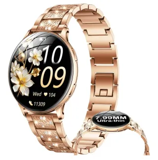 Reloj Inteligente Mujer 1.32 Impermeable