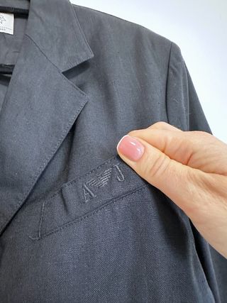 Blazer Giorgio Armani Vintage Nero