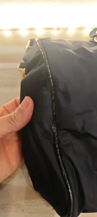 Bolso Uterqüe Negro Piel Cocodrilo