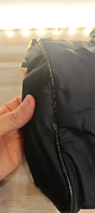 Bolso Uterqüe Negro Piel Cocodrilo