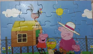Puzzles pepa pig + uno de regalo.