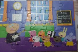 Puzzles pepa pig + uno de regalo.