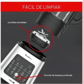 Batidora de vaso Moulinex PerfectMix Cook 2 en 1