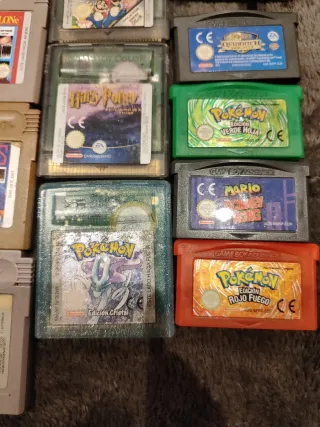 Cartuchos Game Boy: Tetris, Mario, Pokémon
