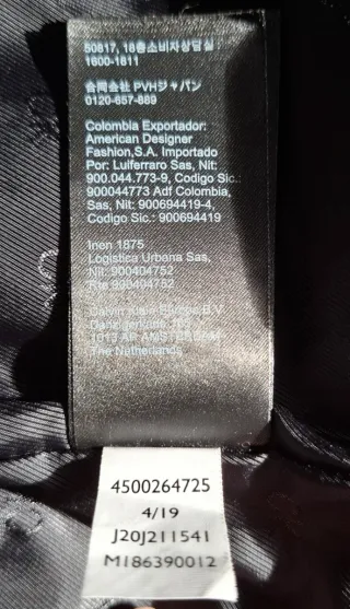 Chaqueta acolchada Calvin Klein mujer negra