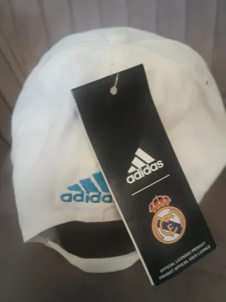 Gorra Real Madrid Adidas Blanca Nueva