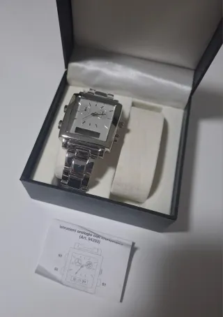 Orologio Luxury Cronometro Unisex Argento