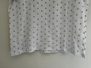 Primark Polo Algodón Talla L Estampado Anclas