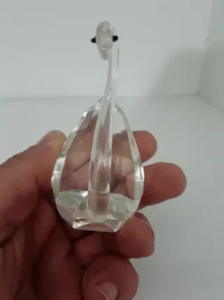 Figura Cisne Cristal Transparente