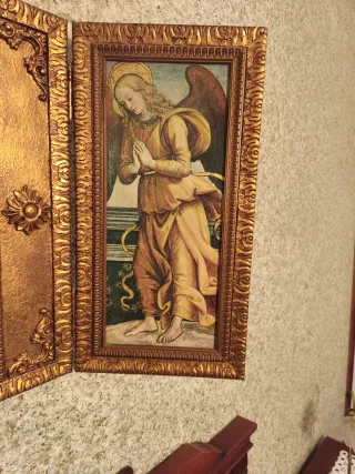 Tríptico religioso renacentista