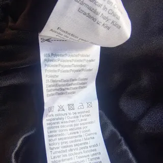 Vestido Vila negro cruzado talla S