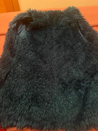 Chaleco peluche azul Stradivarius Talla Única