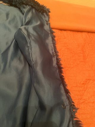 Chaleco peluche azul Stradivarius Talla Única