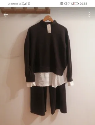 Conjunto marrón chocolate