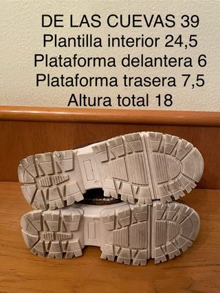 DE LAS CUEVAS - Botines marrón tela beige 3985