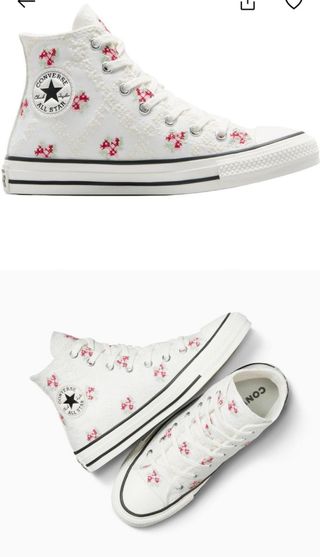 Converse Zapatillas Bordadas Flores
