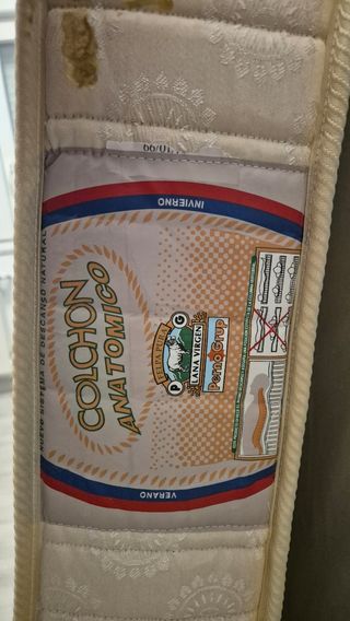 Colchón a estrenar de 110cm con funda