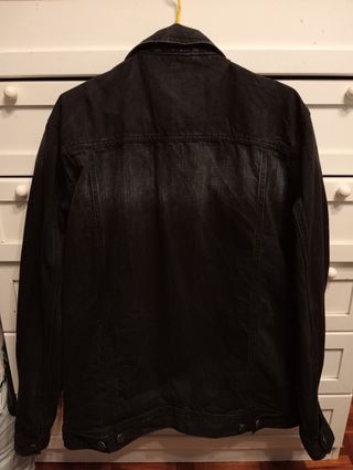 Chaqueta vaquera negra Springfield Talla L