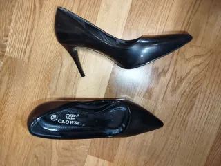 Tacones negros talla 38