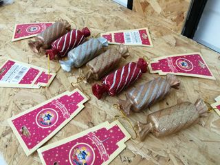 7 Colgantes Caramelo Navidad