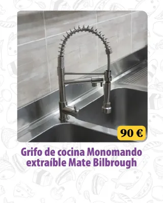 Grifo cocina monomando extraíble