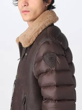 Chaqueta BLAUER XL Aviador piel plumas xwz