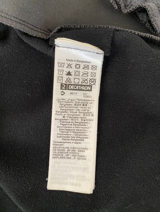 Chaleco ligero Quechua negro