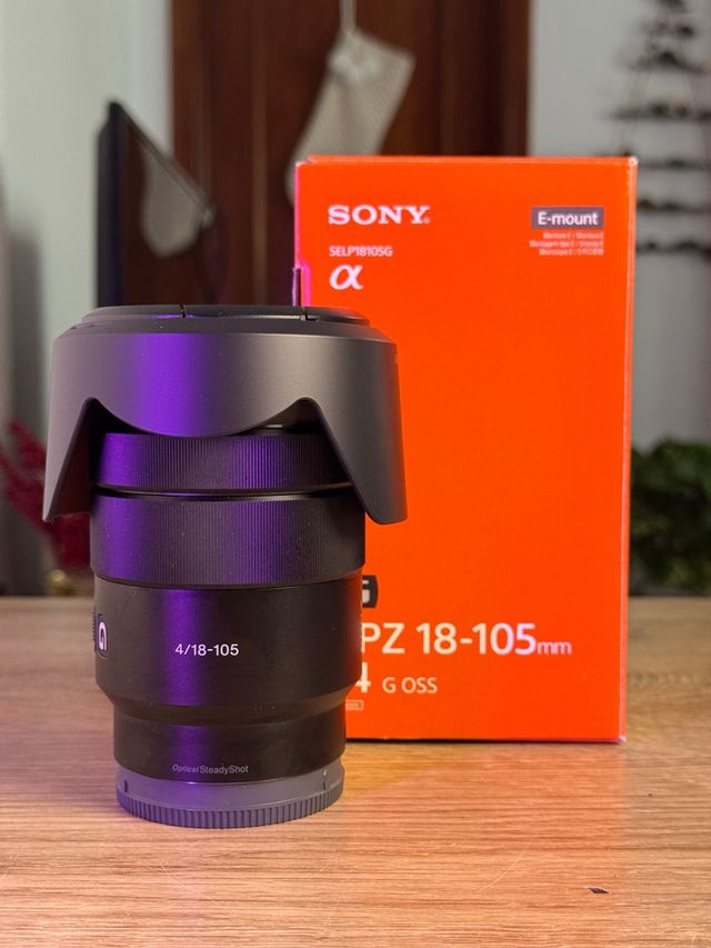Objetivo Sony SELP18105G PZ 18-105mm f/4 G OSS
