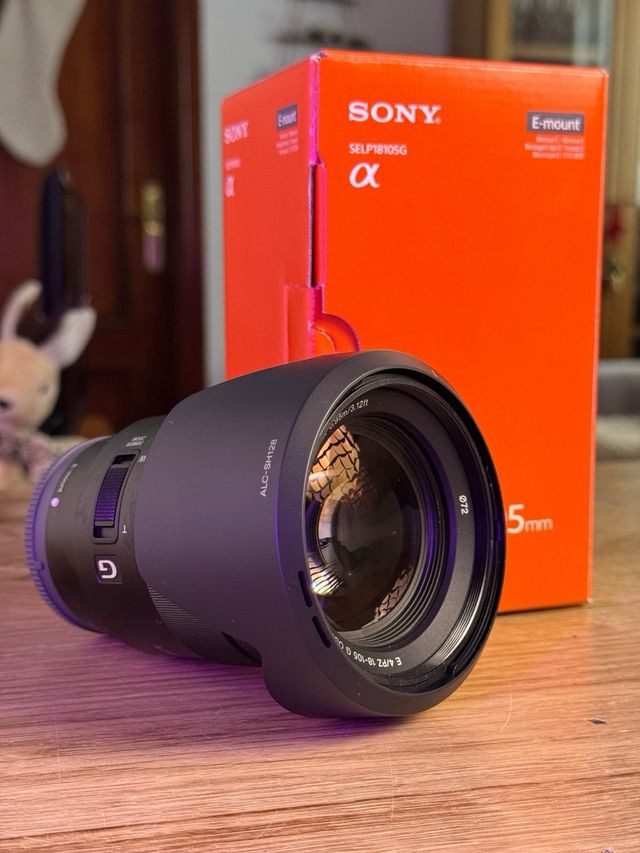 Objetivo Sony SELP18105G PZ 18-105mm f/4 G OSS