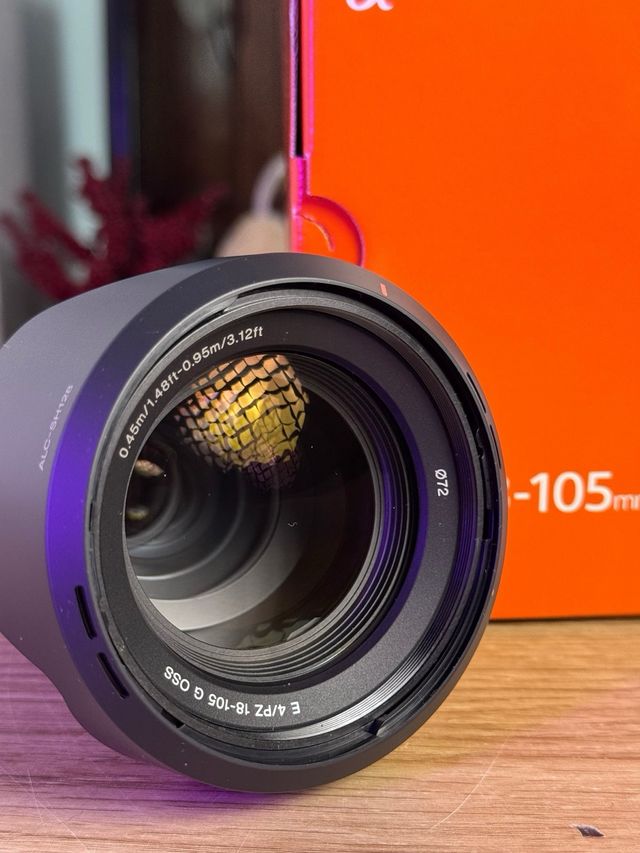 Objetivo Sony SELP18105G PZ 18-105mm f/4 G OSS