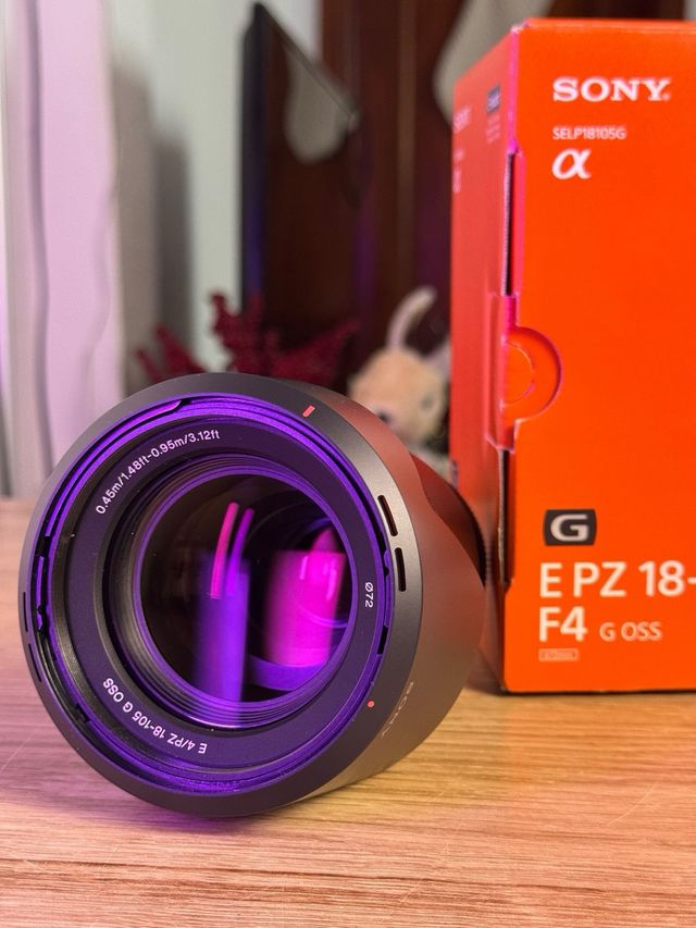 Objetivo Sony SELP18105G PZ 18-105mm f/4 G OSS