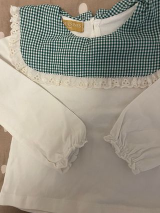 Conjunto niña cuadros vichy