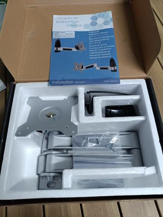 Tronje AR210 - Soporte de Pared para monitores de 15 a 24 Pulgadas o Mayores hasta máx. 12 kg, inclinable, Extensible Vesa 75/100