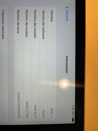 Apple iPad Air 2 Plata/Gris Espacial