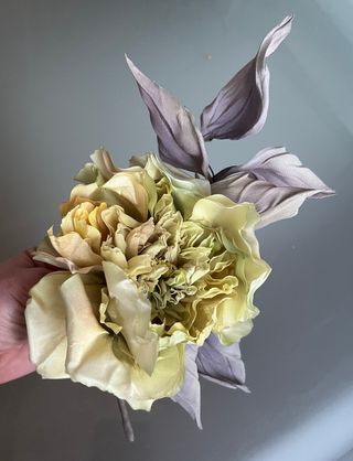 Spilla fiore in seta