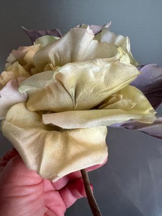 Spilla fiore in seta