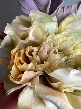 Spilla fiore in seta