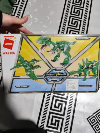 Bloques de construcción dinosaurio Qman W42106