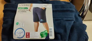 Pantalón corto chándal caballero LIVERGY 3XL