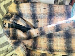 Abrigo Madewell Invierno Beige Multicolor