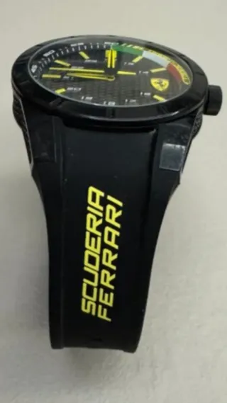 Orologio Ferrari Scuderia Nero/Giallo