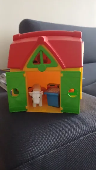 Granja playmobil, casa peppa pig y bebes llorones