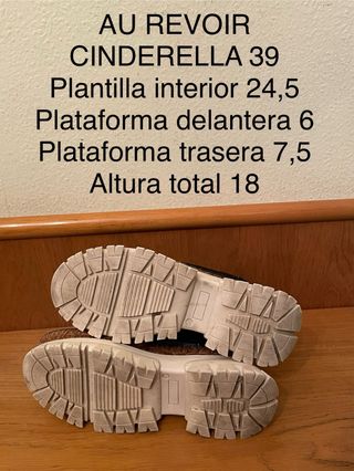 AU REVOIR CINDERELLA - Botines negros 39