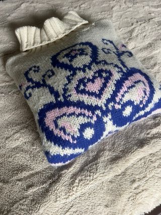 Jersey cuello alto estampado M/L