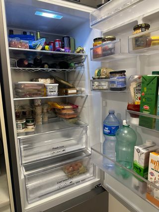 Nevera Congelador Samsung Gris