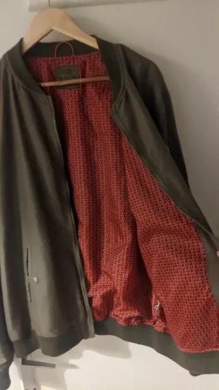 Chaqueta Bomber Talla XXL Verde Oliva