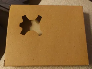 Billetera de cuero negra hombre