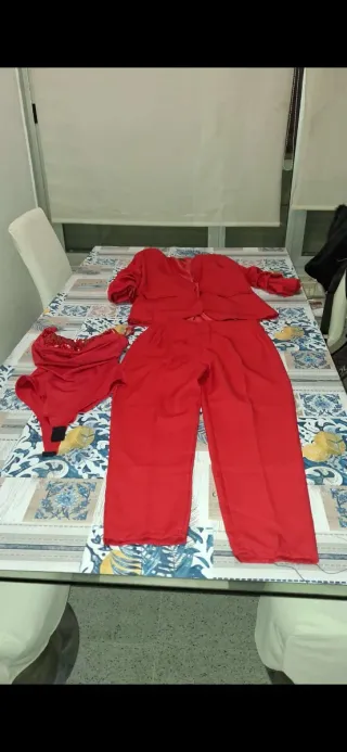 Conjunto Ropa Mujer Rojo