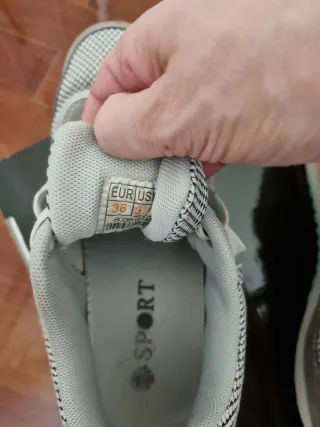 New Balance 36 Gris Rosa